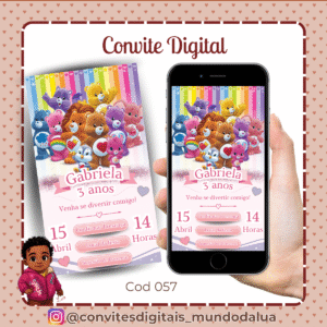 Convite Ursinhos Carinhosos