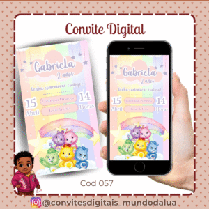 Convite Ursinhos Carinhosos