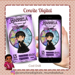 Convite Wandinha