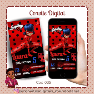 Convite Ladybug