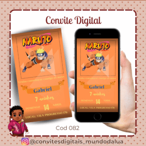 Convite Naruto