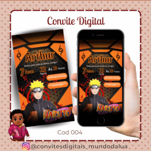 Convite Naruto