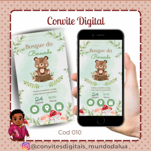 Convite Bosque encantado