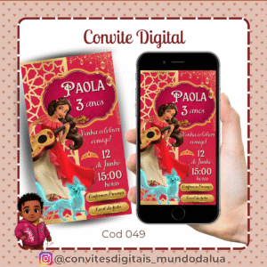 Convite Elena de Avalor