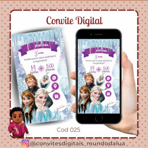 Convite Frozen