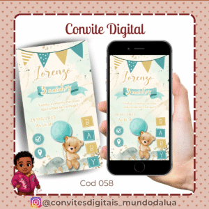 Convite Chá de bebê
