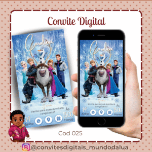 Convite Frozen