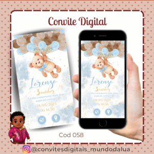 Convite Chá de bebê