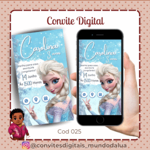 Convite Frozen