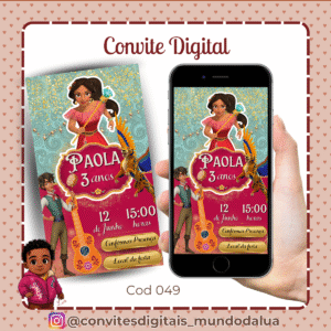 Convite Elena de Avalor