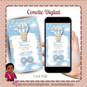 Convite Chá de bebê