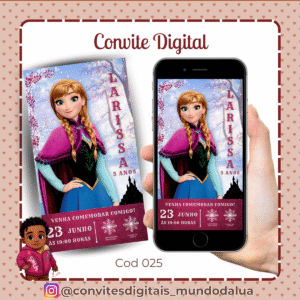 Convite Frozen