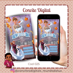 Convite Frozen