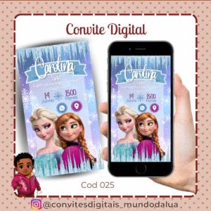 Convite Frozen