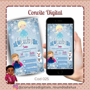 Convite Frozen