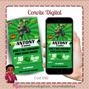 Convite Hulk