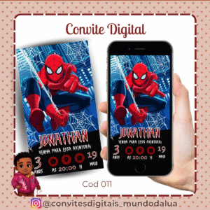 Convite Homem Aranha