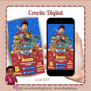 Convite Patrulha Canina