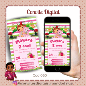 Convite Moranguinho baby