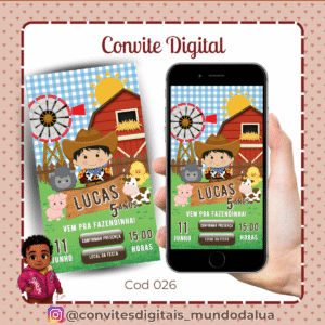 Convite Fazendinha