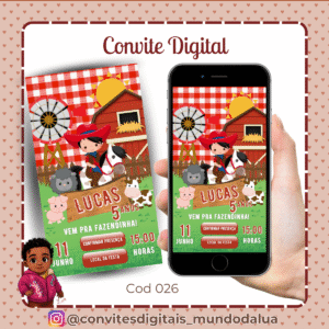 Convite Fazendinha
