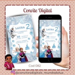 Convite Frozen