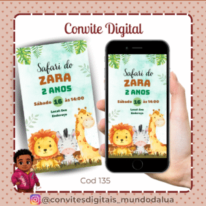 Convite Safari