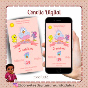 Convite Galinha Pintadinha