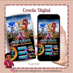 Convite Sonic