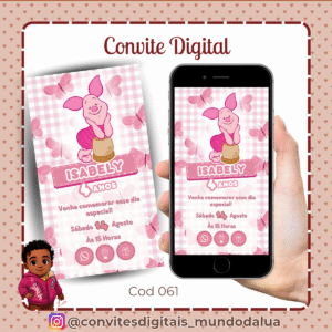 Convite Ursinho Pooh