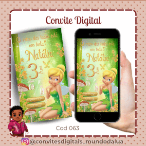 Convite Tinkerbell