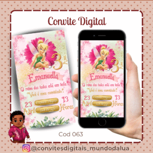 Convite Tinkerbell