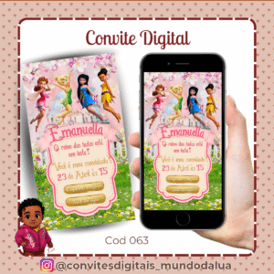 Convite Tinkerbell