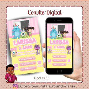 Convite Monstros S.A