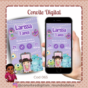 Convite Monstros S.A