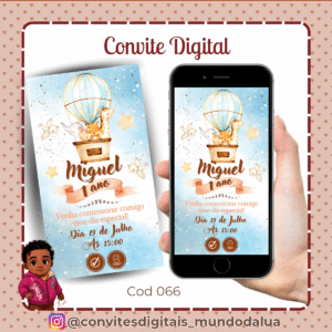 Convite Safari Baloeiro