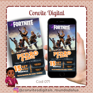 Convite Fortnite