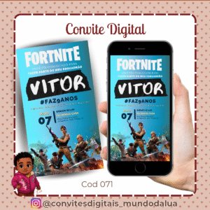 Convite Fortnite