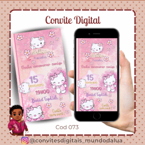 Convite Hello Kitty