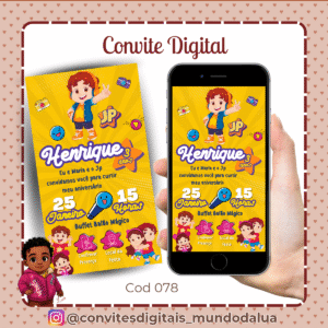 Convite Maria Clara e JP