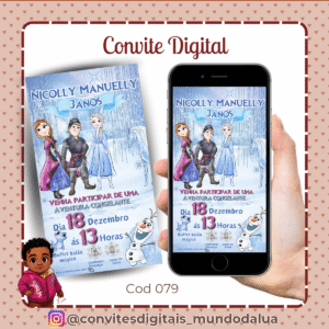 Convite Frozen