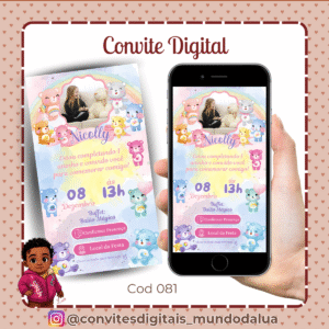 Convite Ursinhos Carinhosos