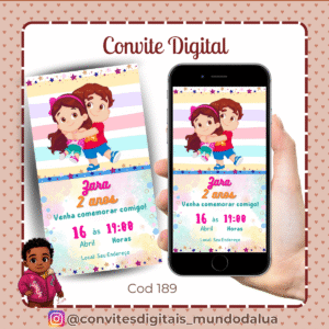 Convite Maria Clara e JP