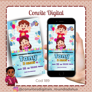 Convite Maria Clara e JP