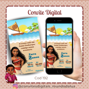 Convite Moana