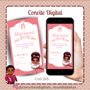 Convite Bailarina