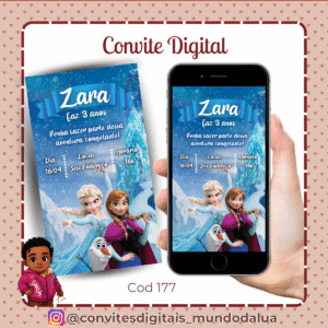 Convite Frozen