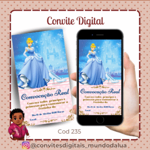 Convite Cinderela