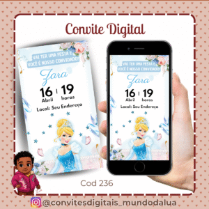 Convite Cinderela