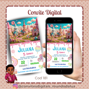 Convite Mundo Doce
